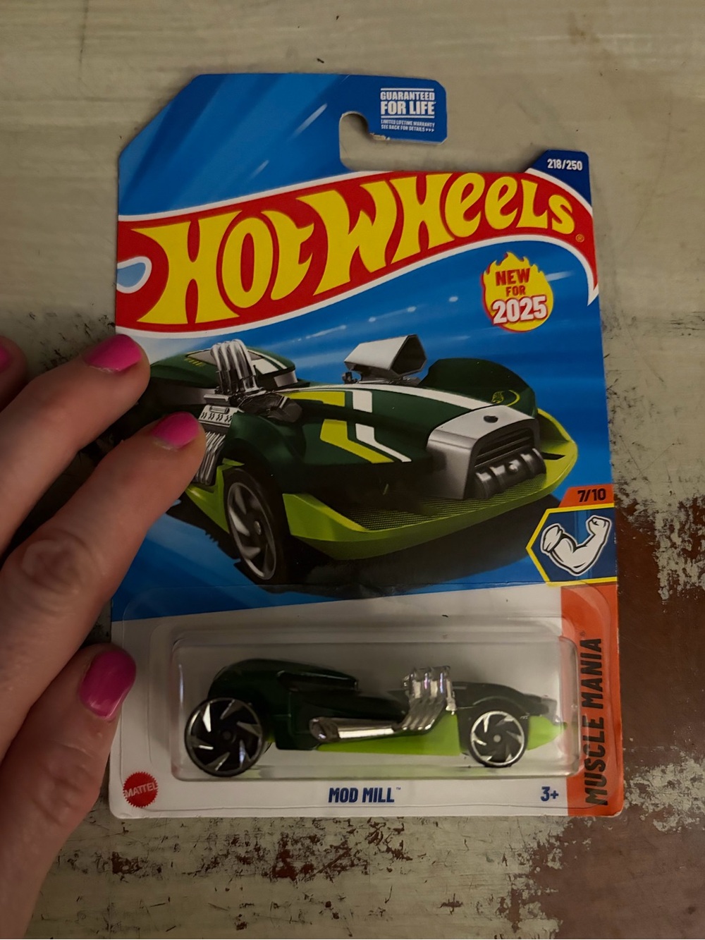 NEW Hot Wheels Mod Mill Kids Toy Car - Green Great Gift! Collectible